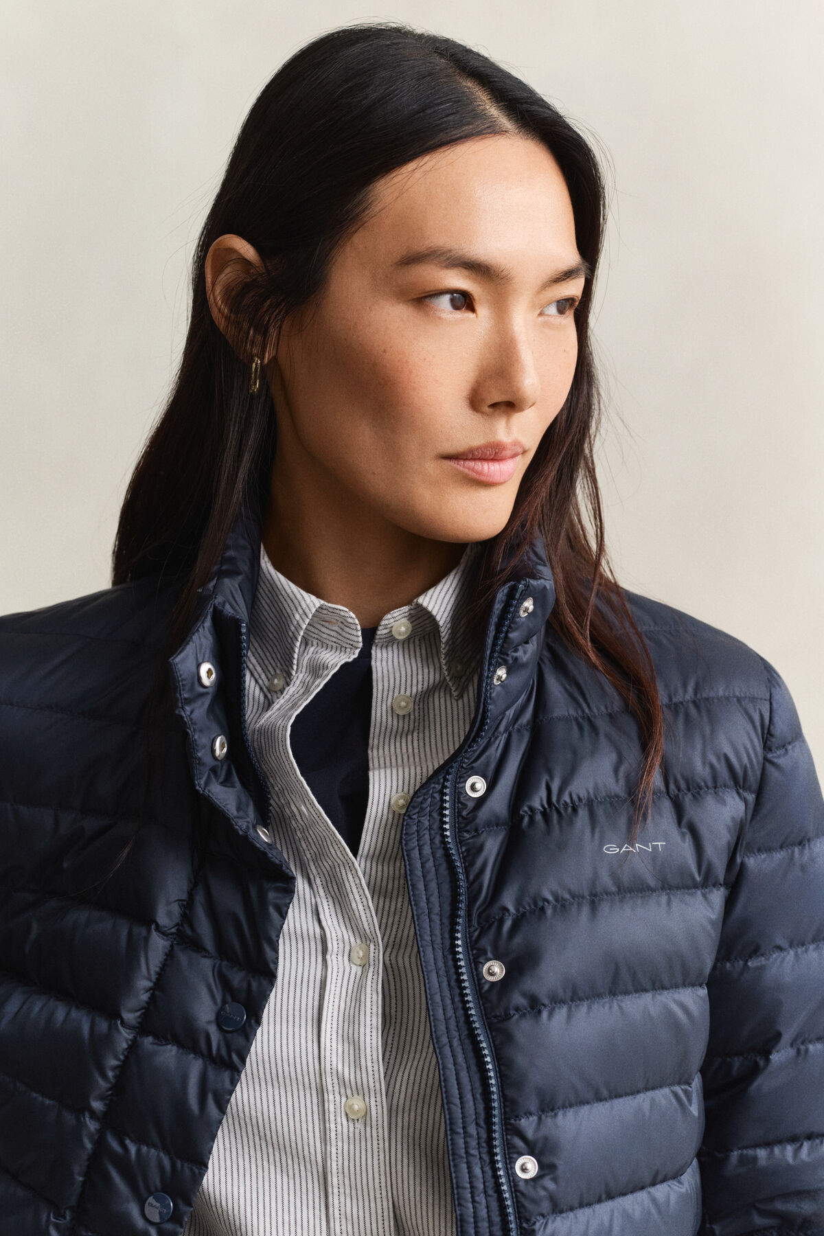 Light Down Jacket — EVENING BLUE
