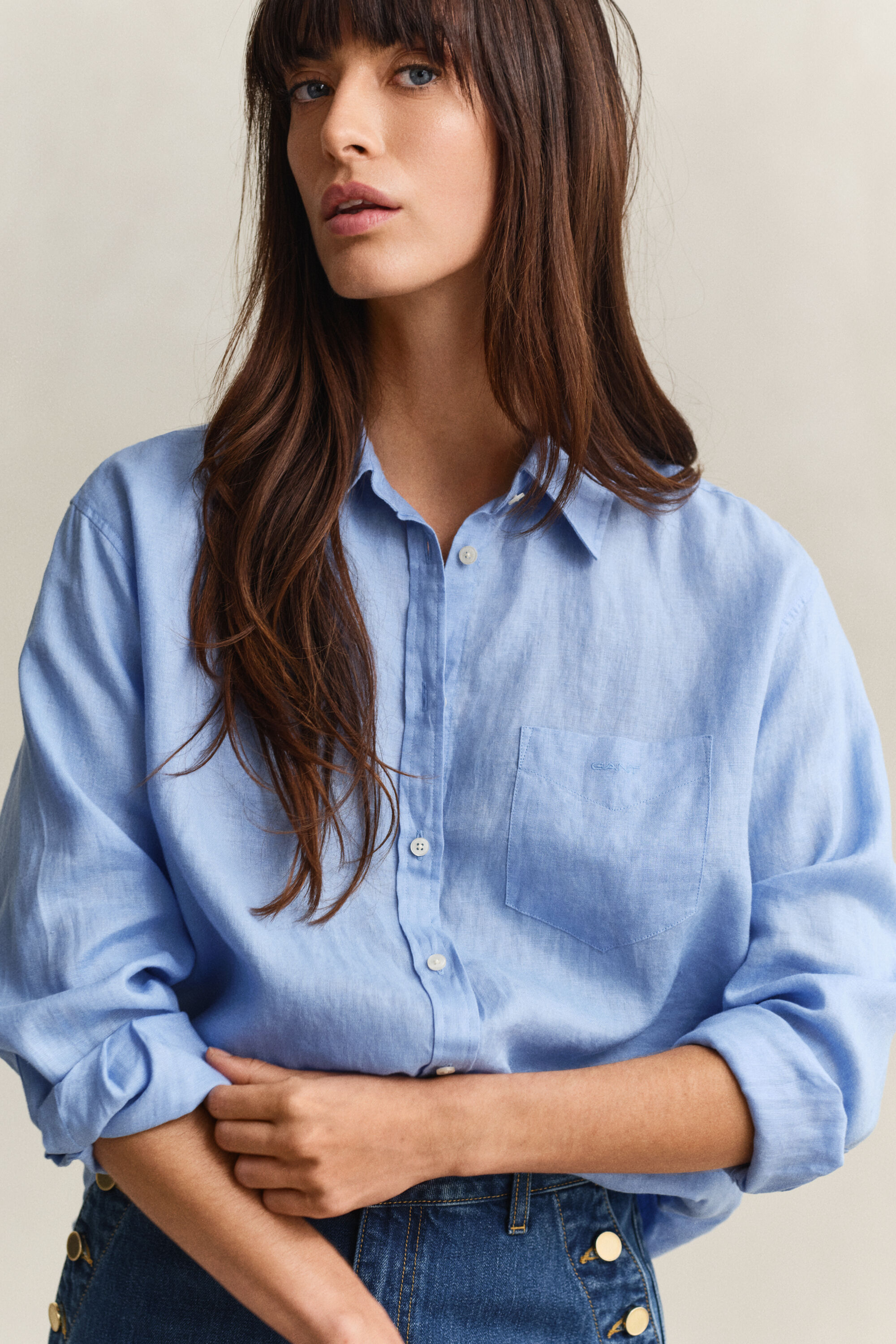 Relaxed Fit Linen Shirt