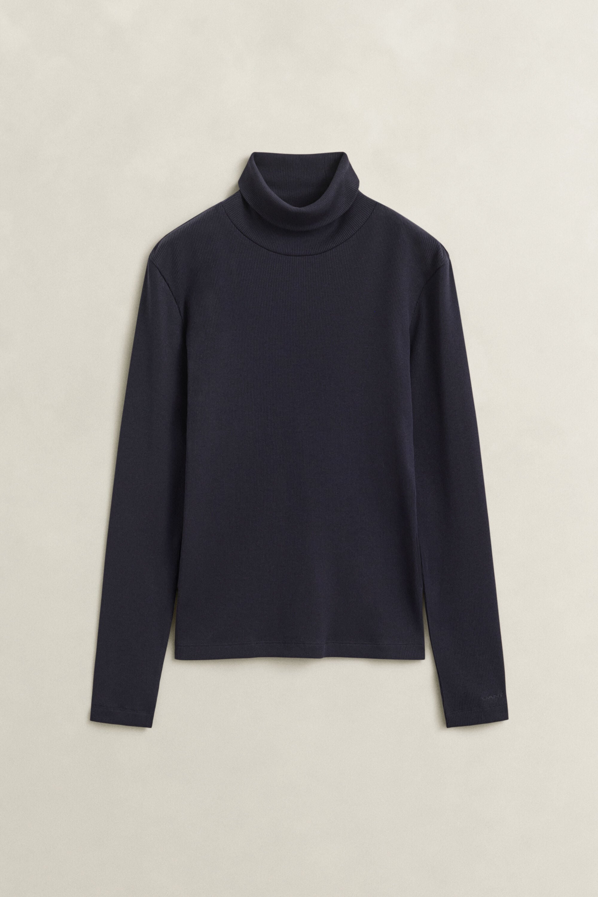 Ribbed Turtleneck Top