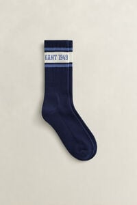 Striped Logo Sport Socks