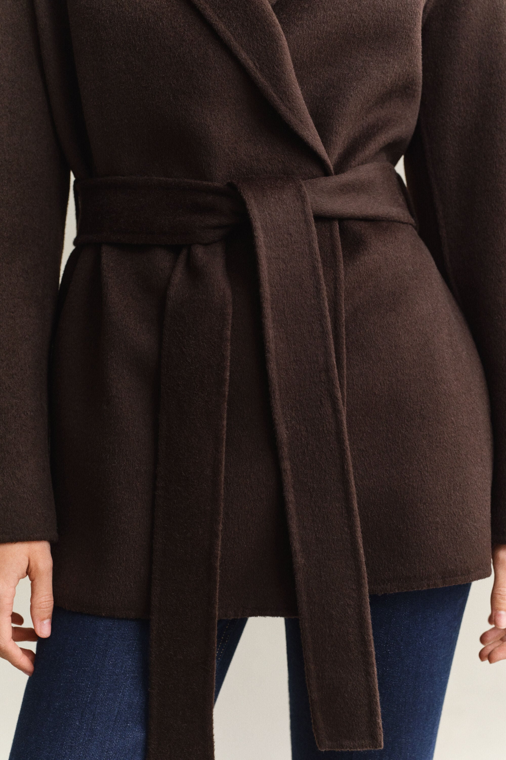 Handstitched Belted Jacket