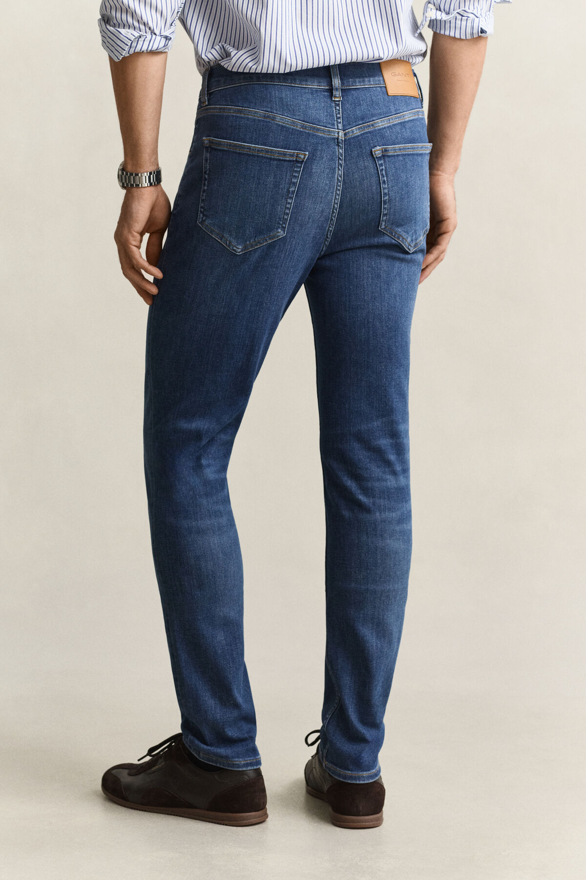 Extra Slim Active Recover Jeans — MID BLUE BROKEN IN