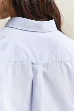 Relaxed Fit Classic Poplin Shirt — LIGHT BLUE 5