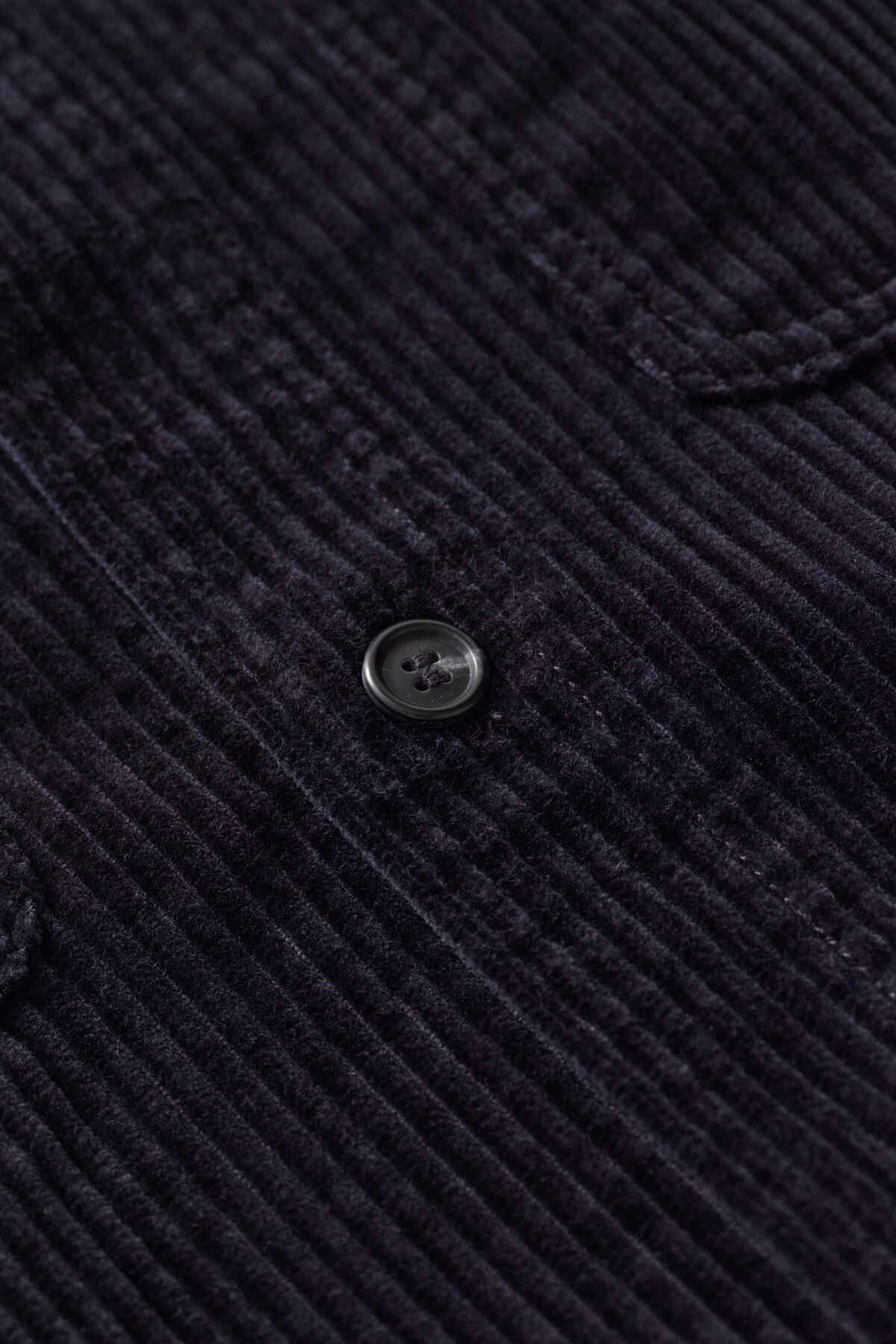 Corduroy Overshirt — EVENING BLUE