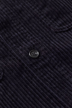 Corduroy Overshirt — EVENING BLUE 2