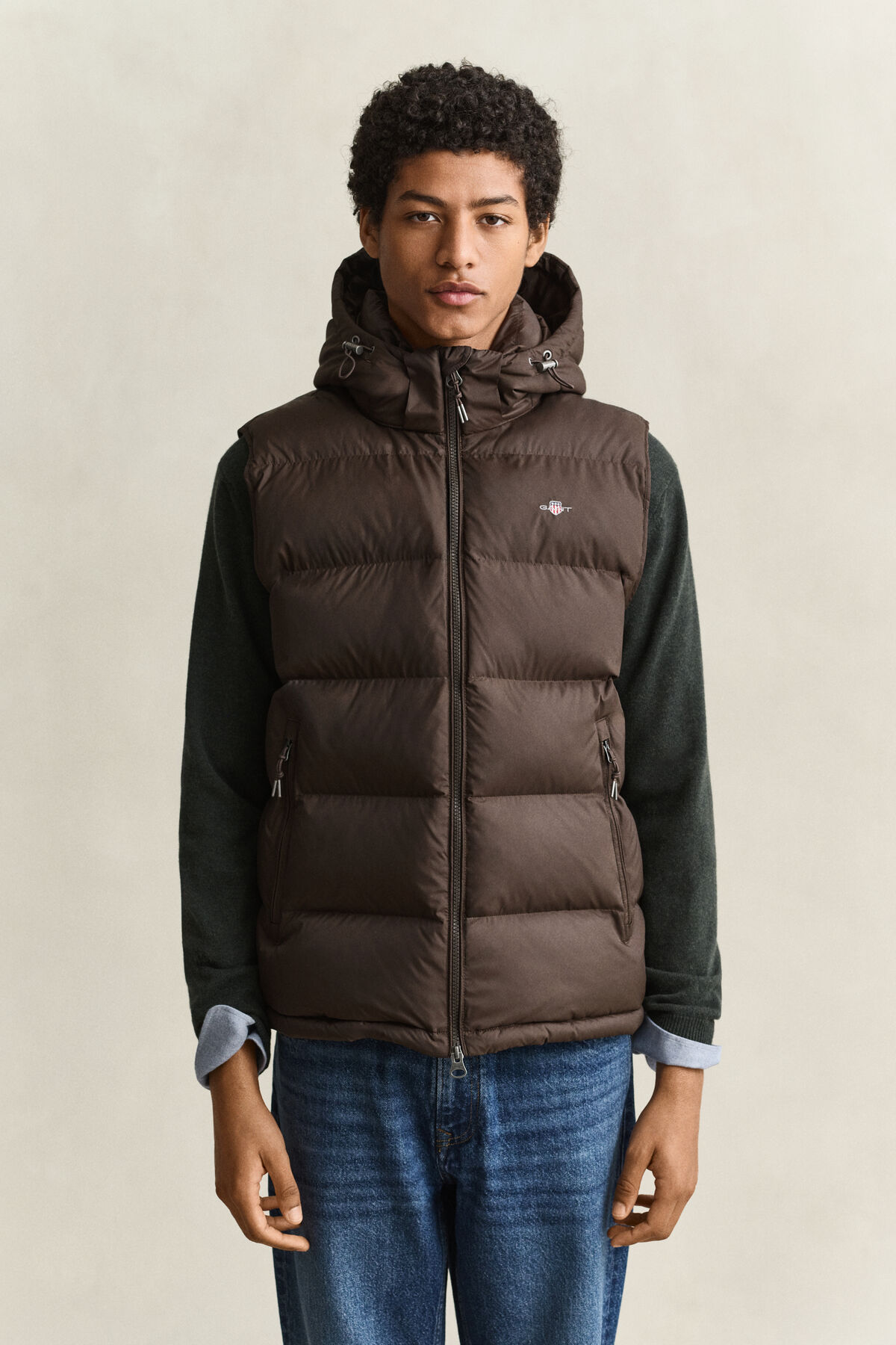Active Cloud Vest — BLACK BROWN