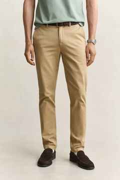 Slim Smart Chinos — DARK KHAKI 5