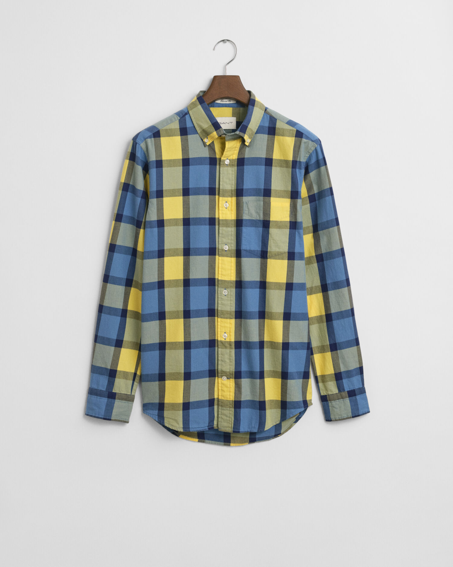 Relaxed Fit Checked Twill Shirt