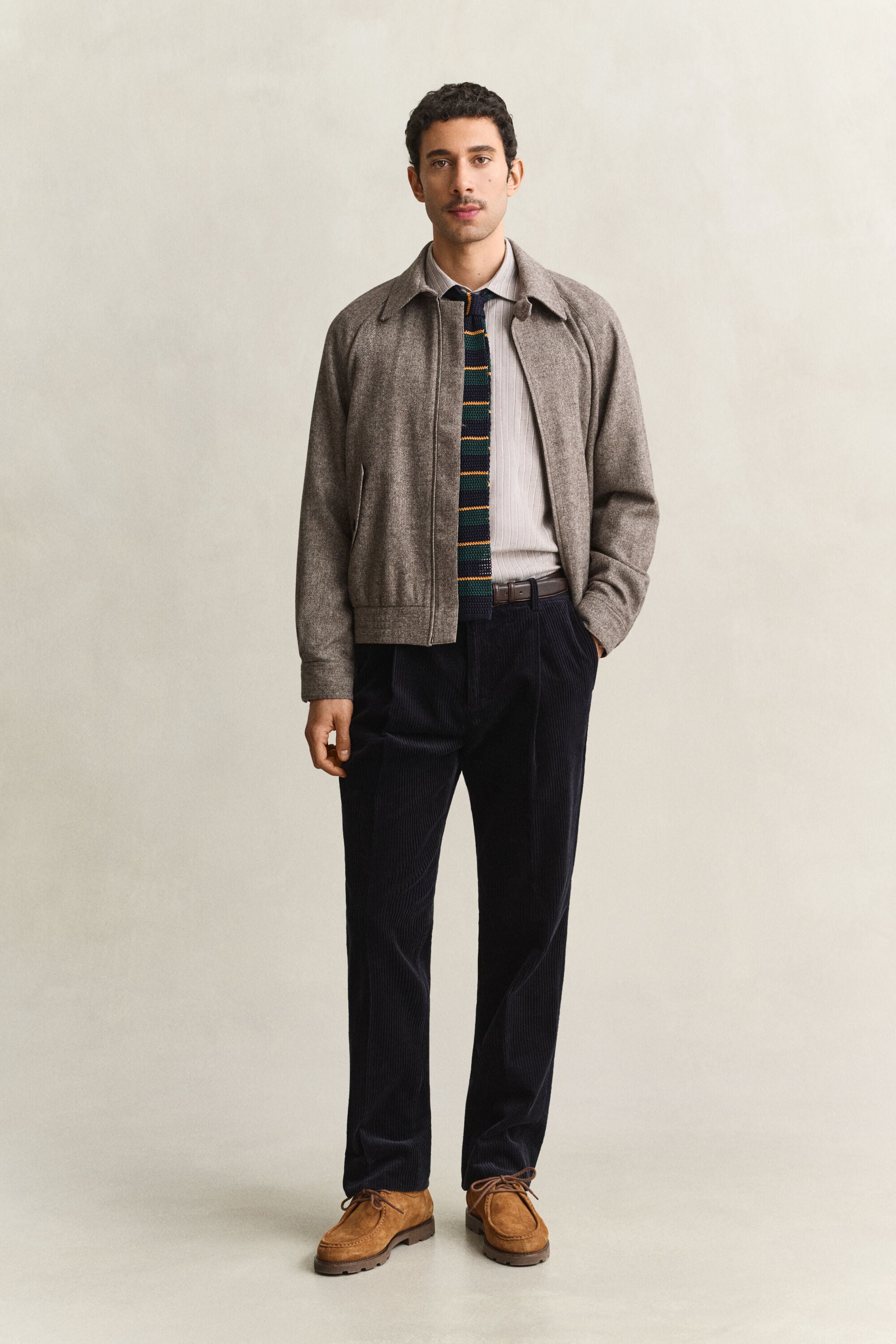 Striped Flannel Mélange Shirt