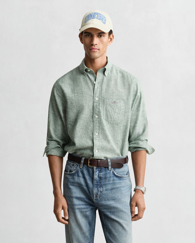 Regular Fit Cotton Linen Shirt