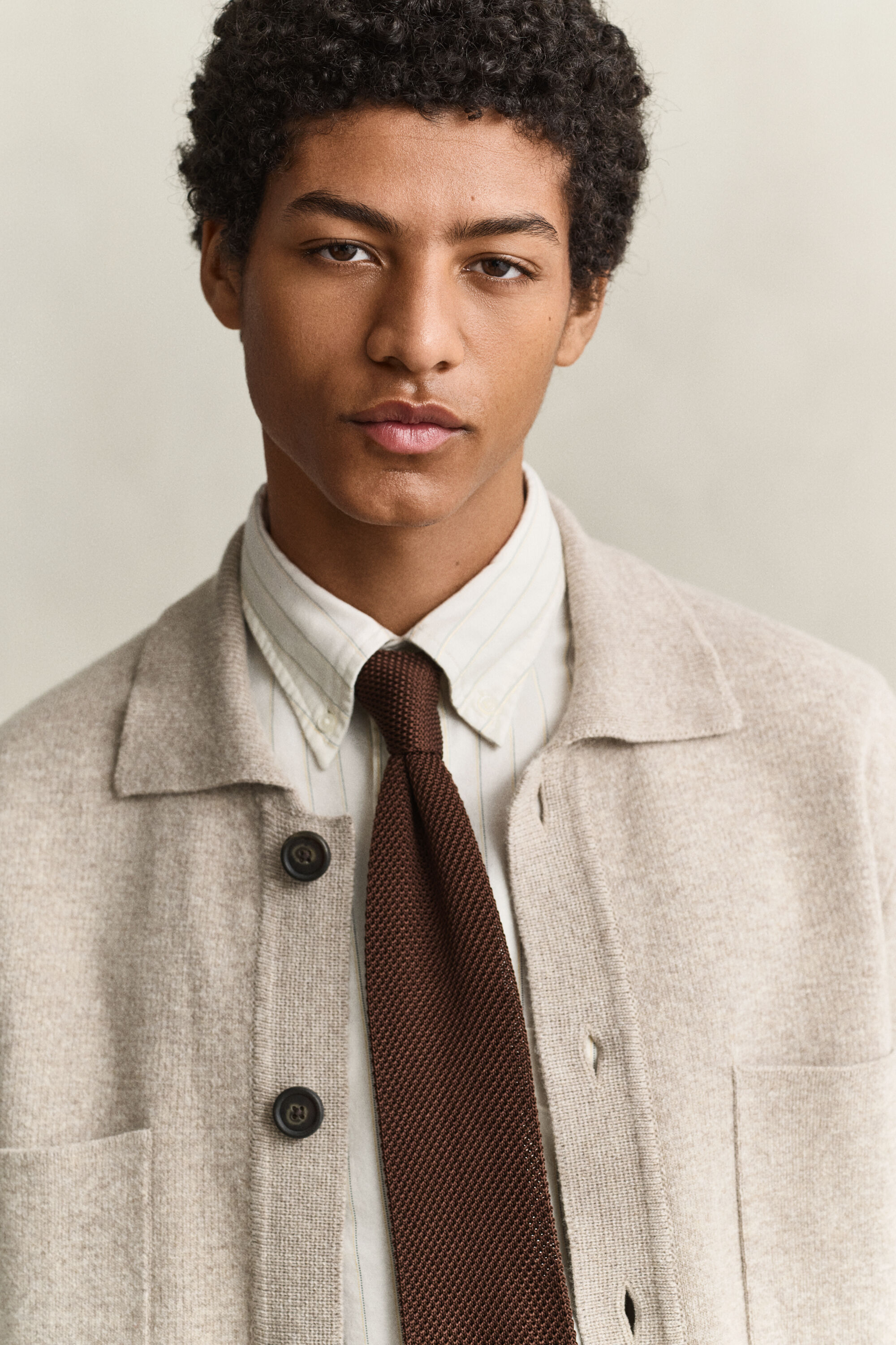 Double Knitted Overshirt