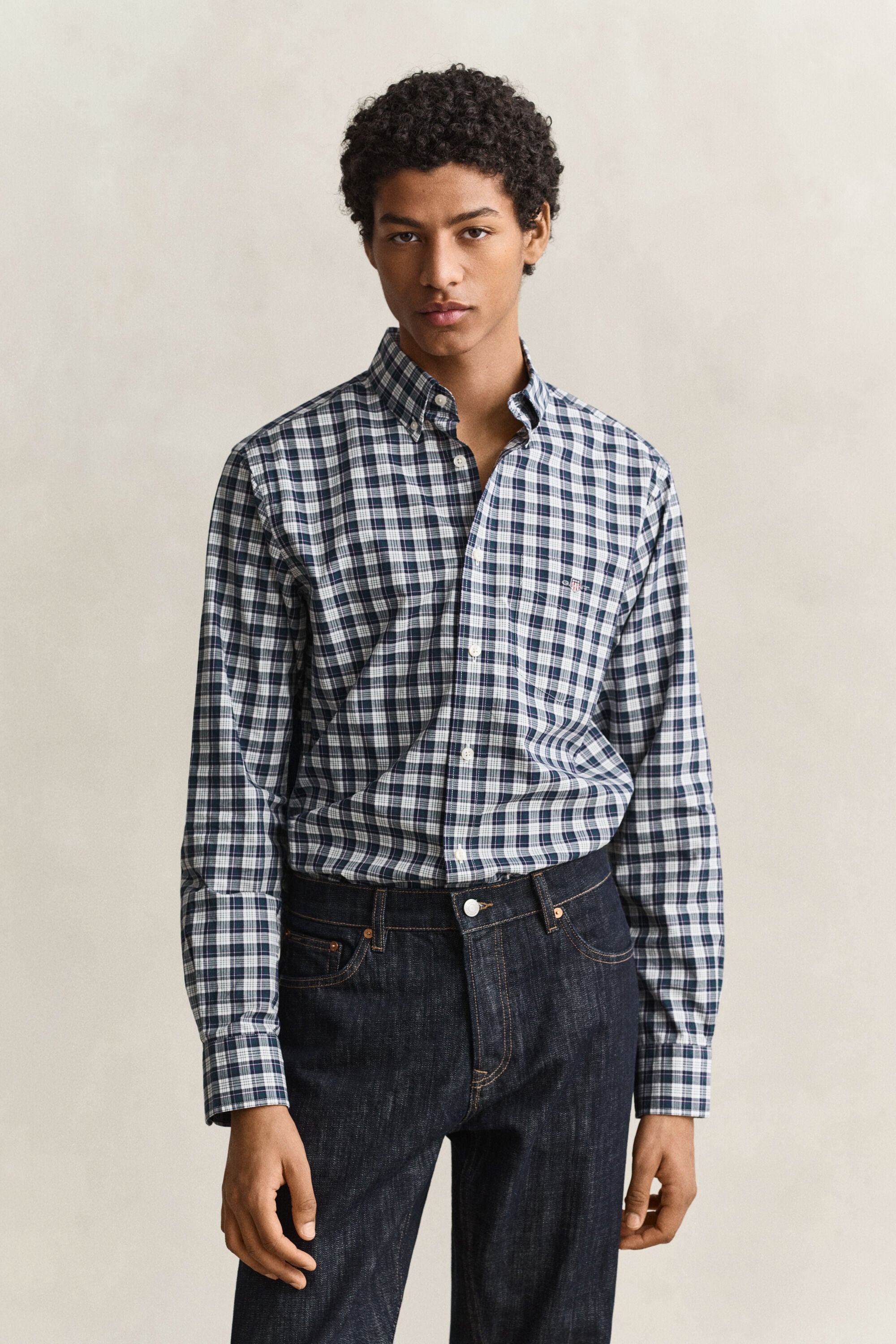 Checked Poplin Shirt