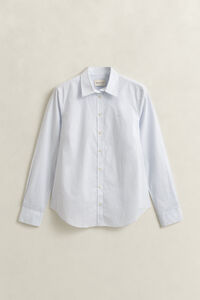 Slim Fit Striped Poplin Shirt