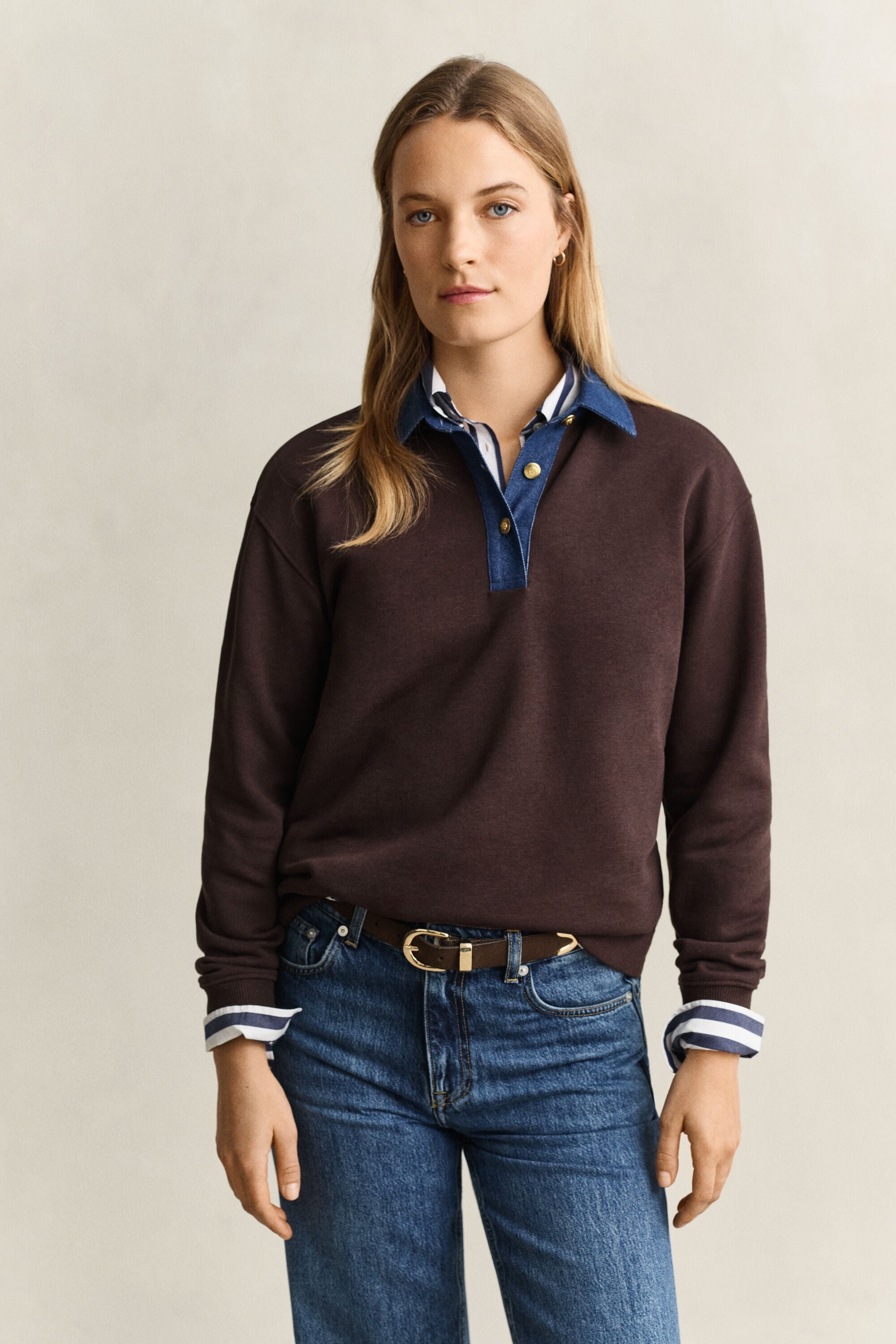 Denim Collared Heavy Rugger