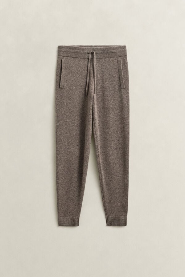 Cashmere Pants — STONE MELANGE