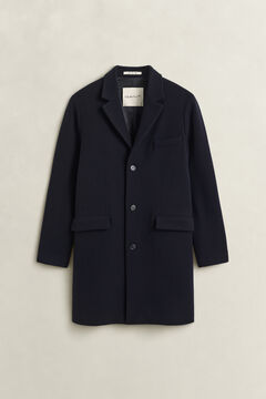 Wool Coat — EVENING BLUE 1