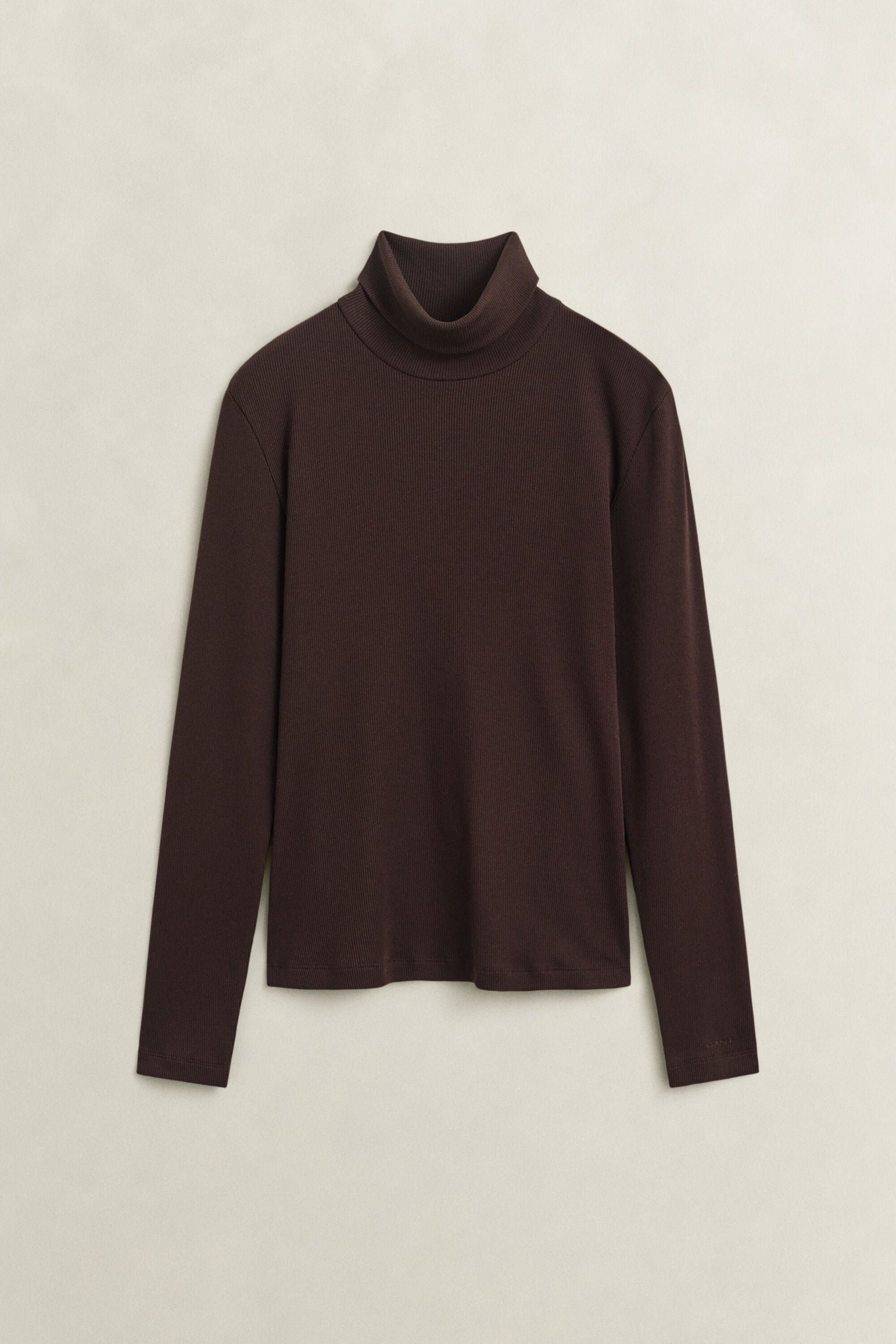 Ribbed Turtleneck Top