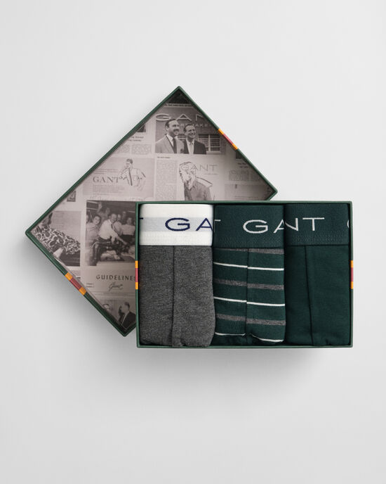 3-Pack Striped Trunks Gift Box