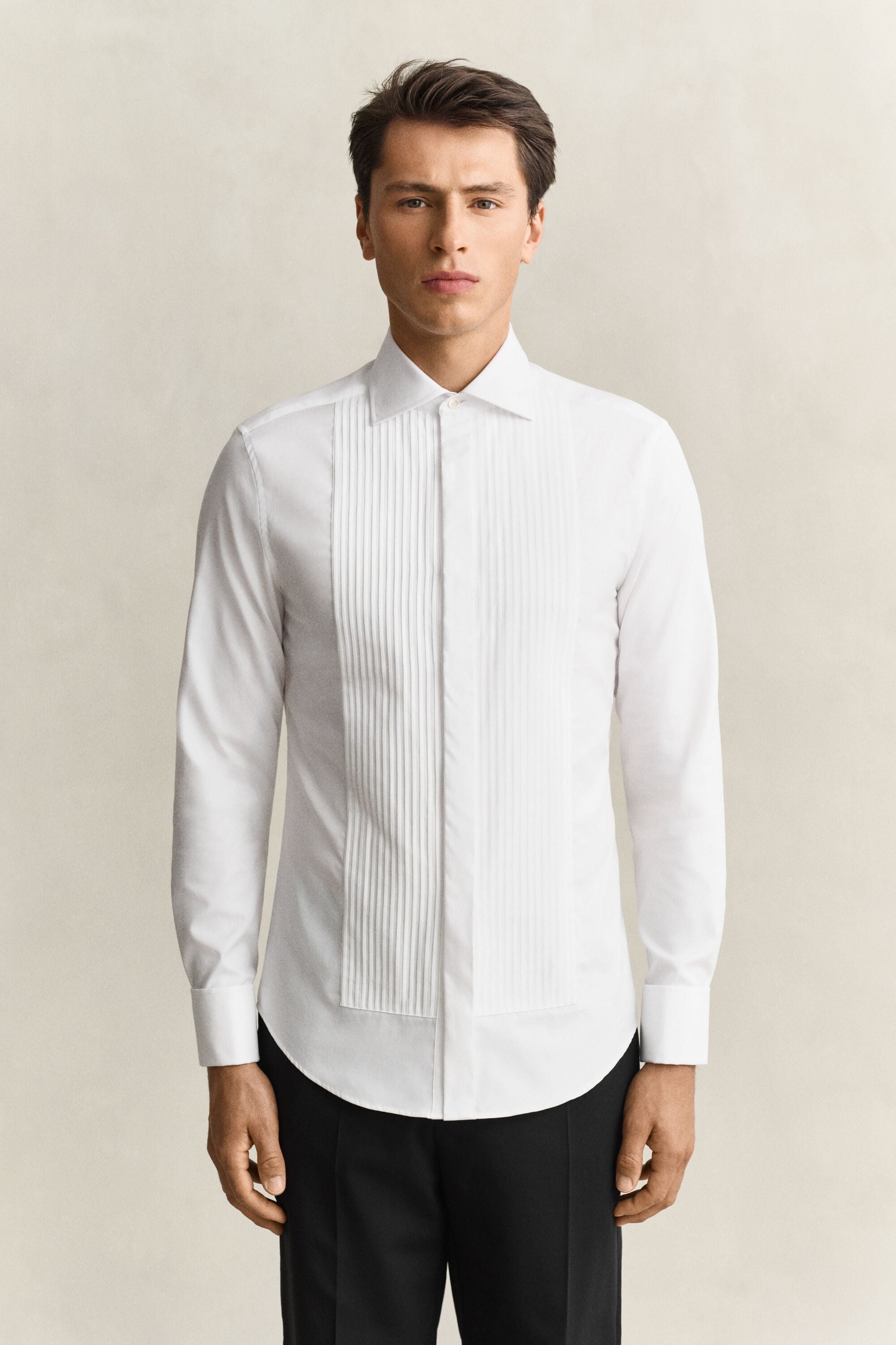 Tailored Tuxedo Shirt