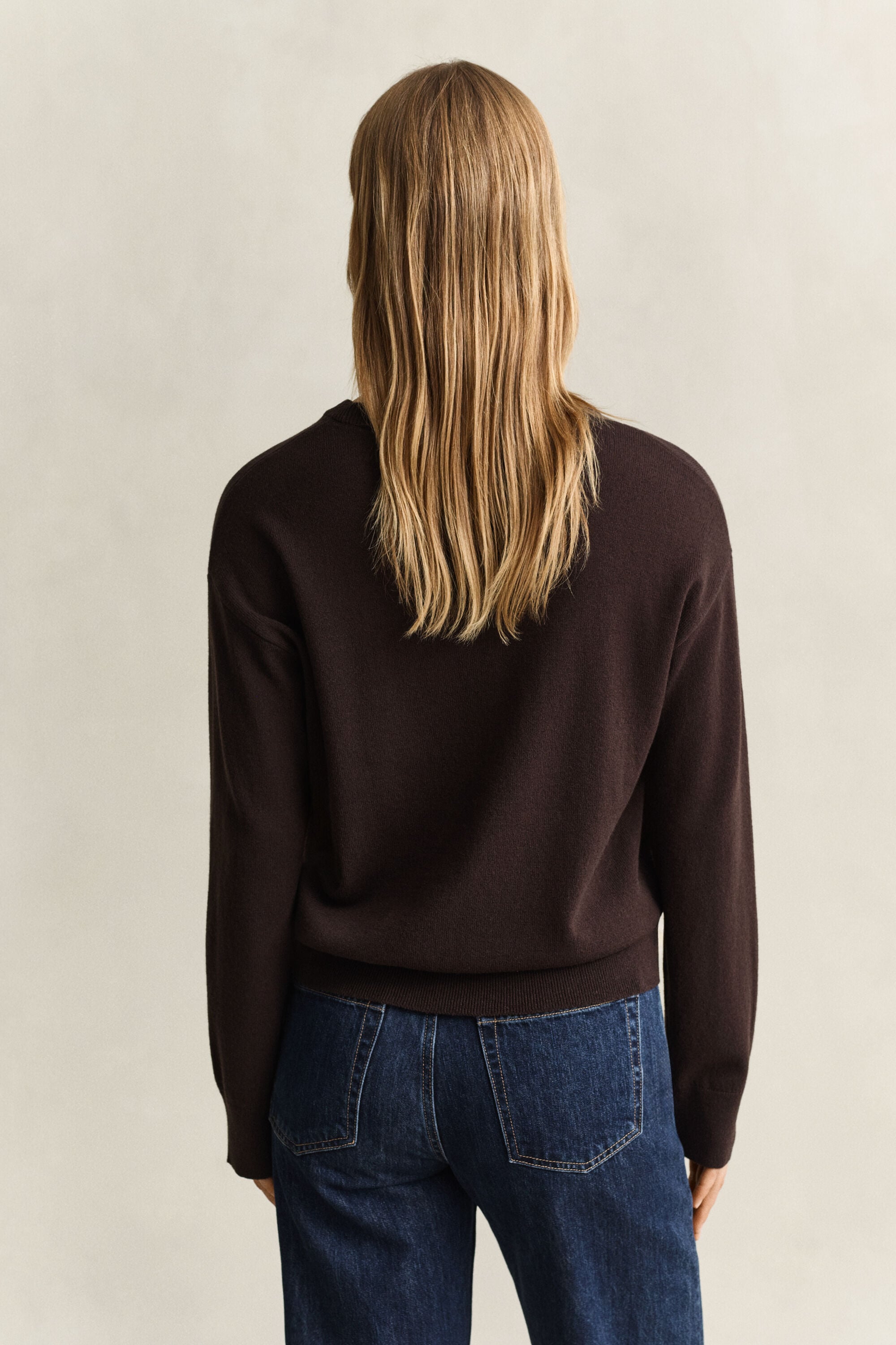 Superfine Lambswool Crew Neck Sweater