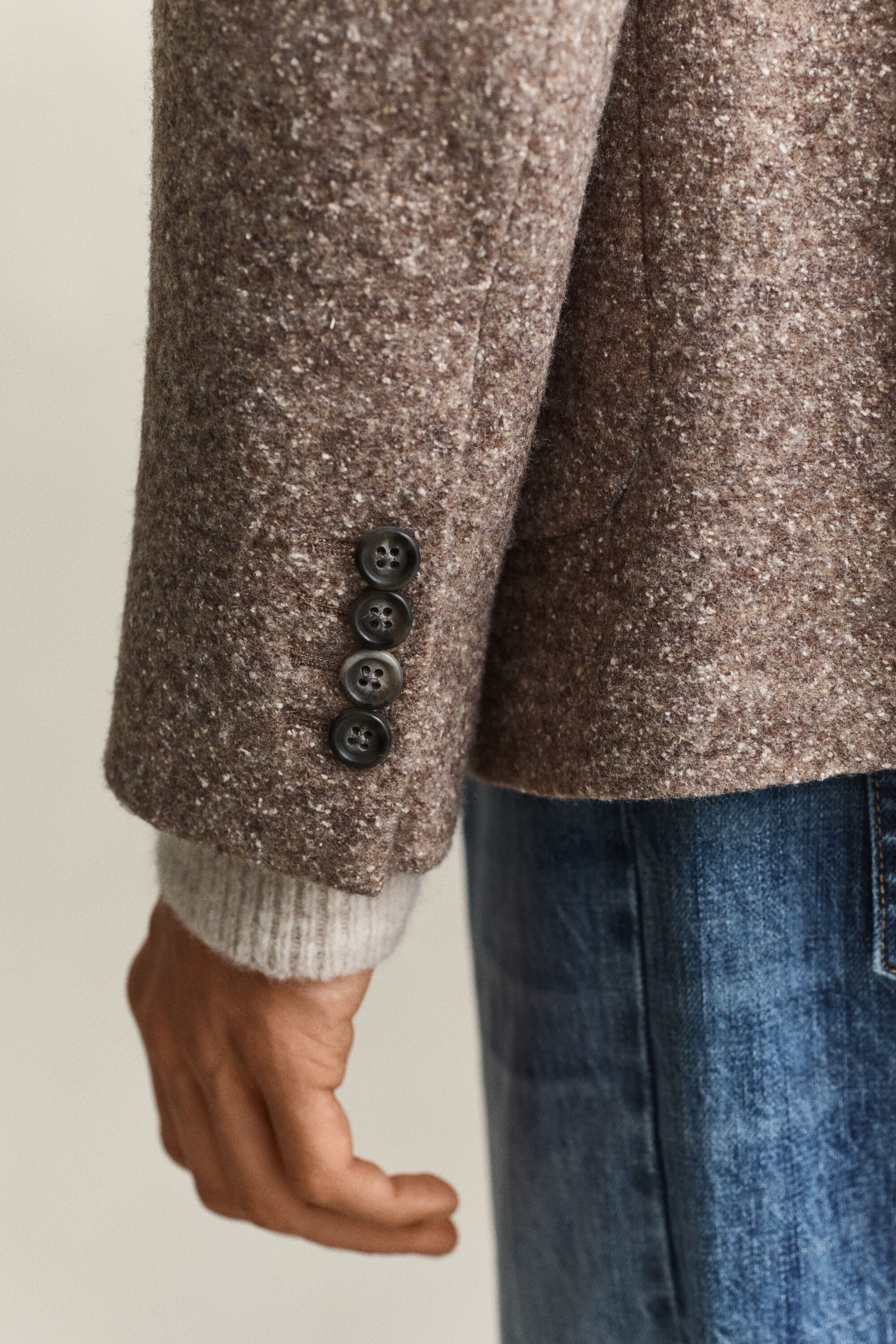 Wool Silk Jersey Blazer