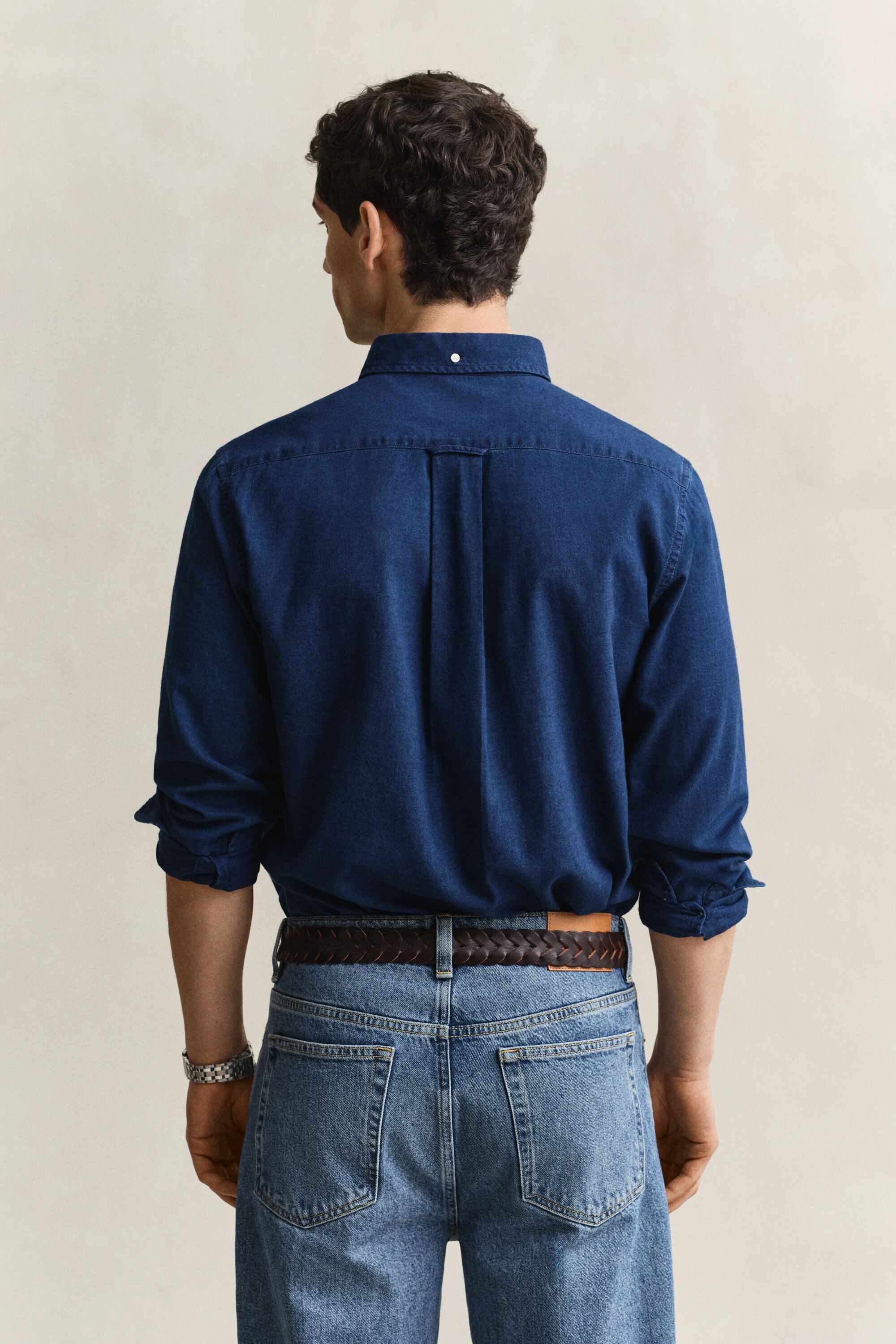 Indigo Oxford Shirt