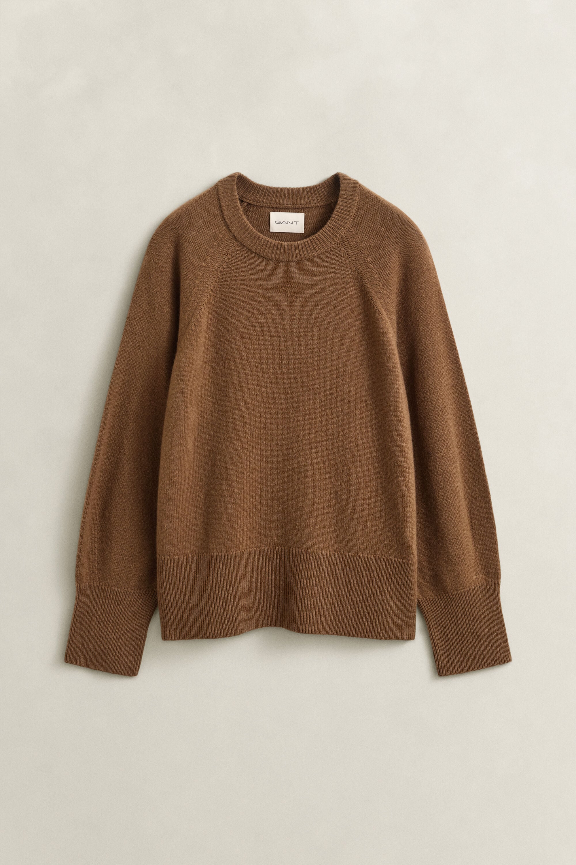 Wool Cashmere Crew Neck Sweater