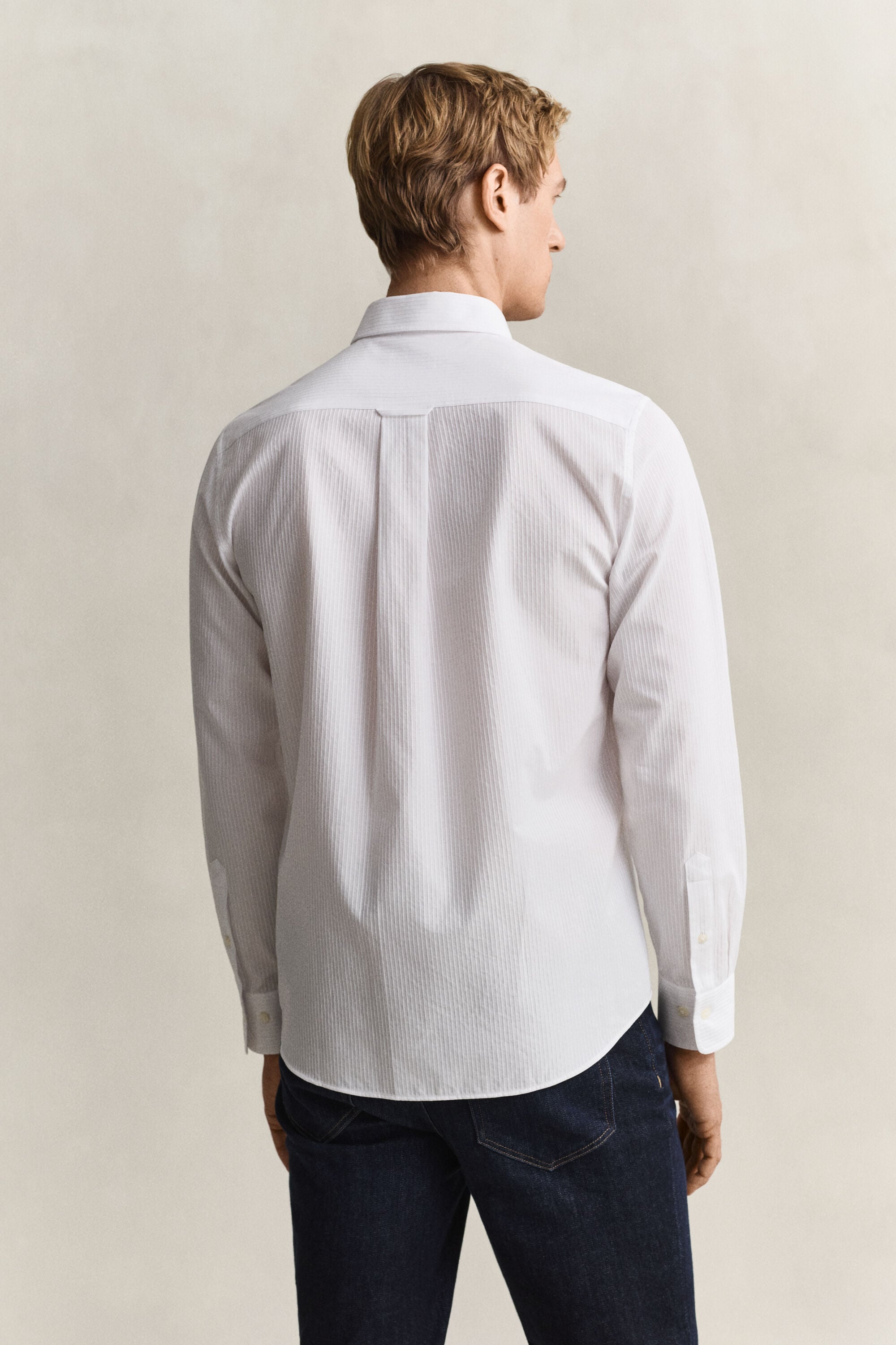 Regular Fit Dobby Striped Shirt