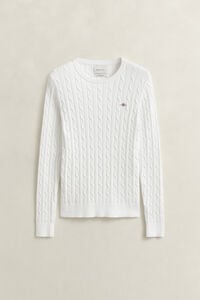 Cable Knit Crew Neck Sweater