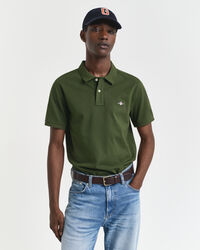 Regular Fit Shield Piqué Polo Shirt