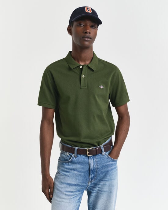 Regular Fit Shield Piqué Polo Shirt