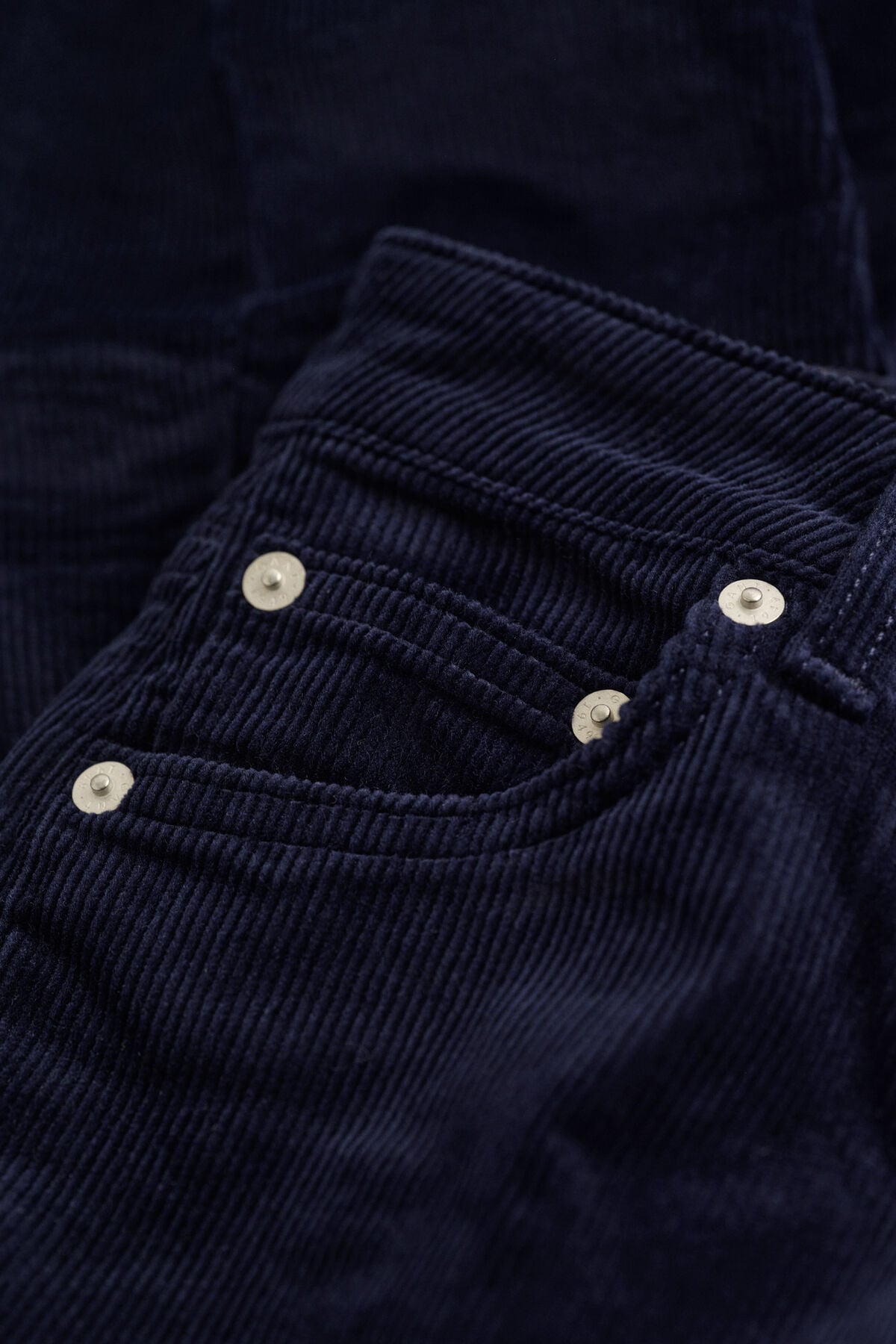 Flared Corduroy Jeans — EVENING BLUE
