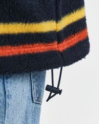 Striped Fleece Sweatshirt