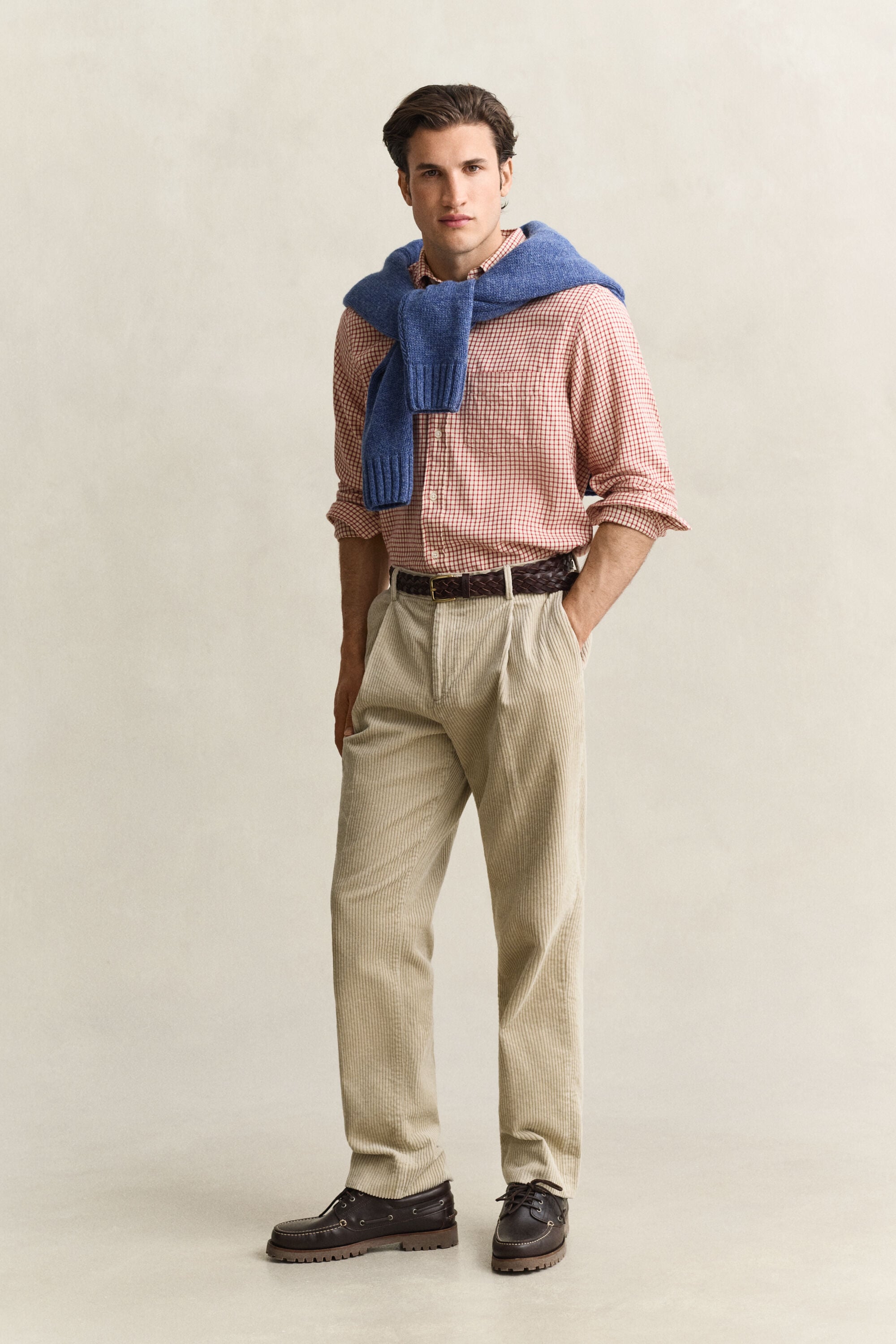 Checked Windblown Flannel Shirt