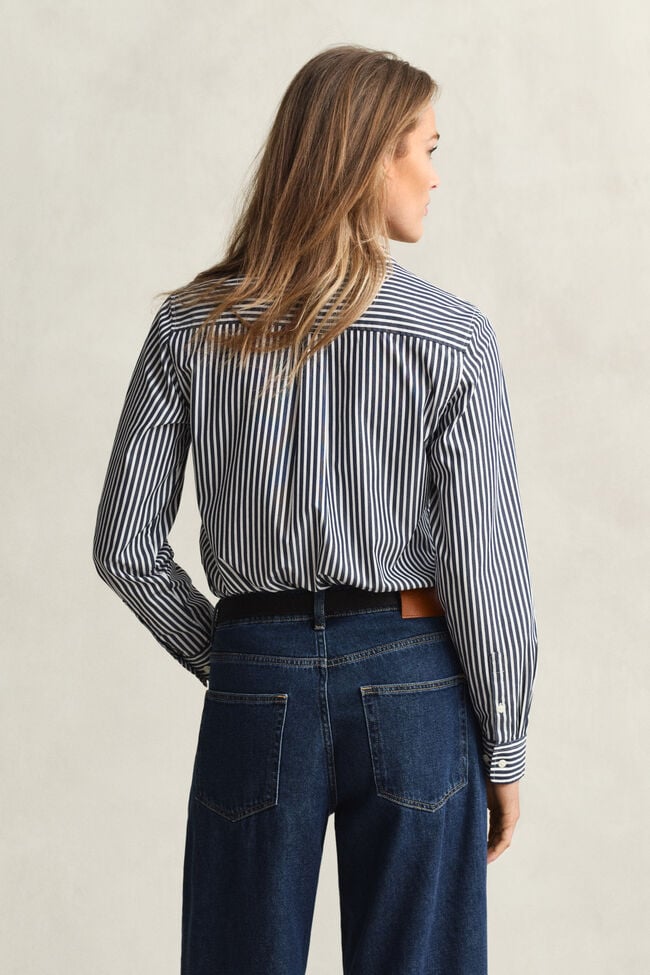 Regular Fit Classic Striped Poplin Shirt