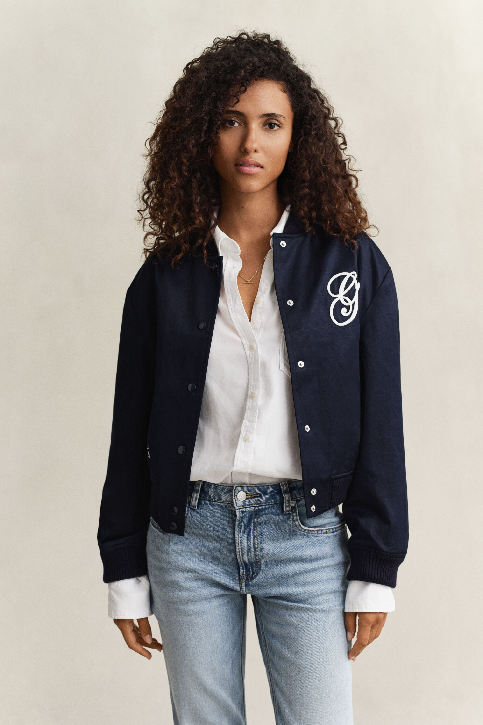Satin Varsity Jacket