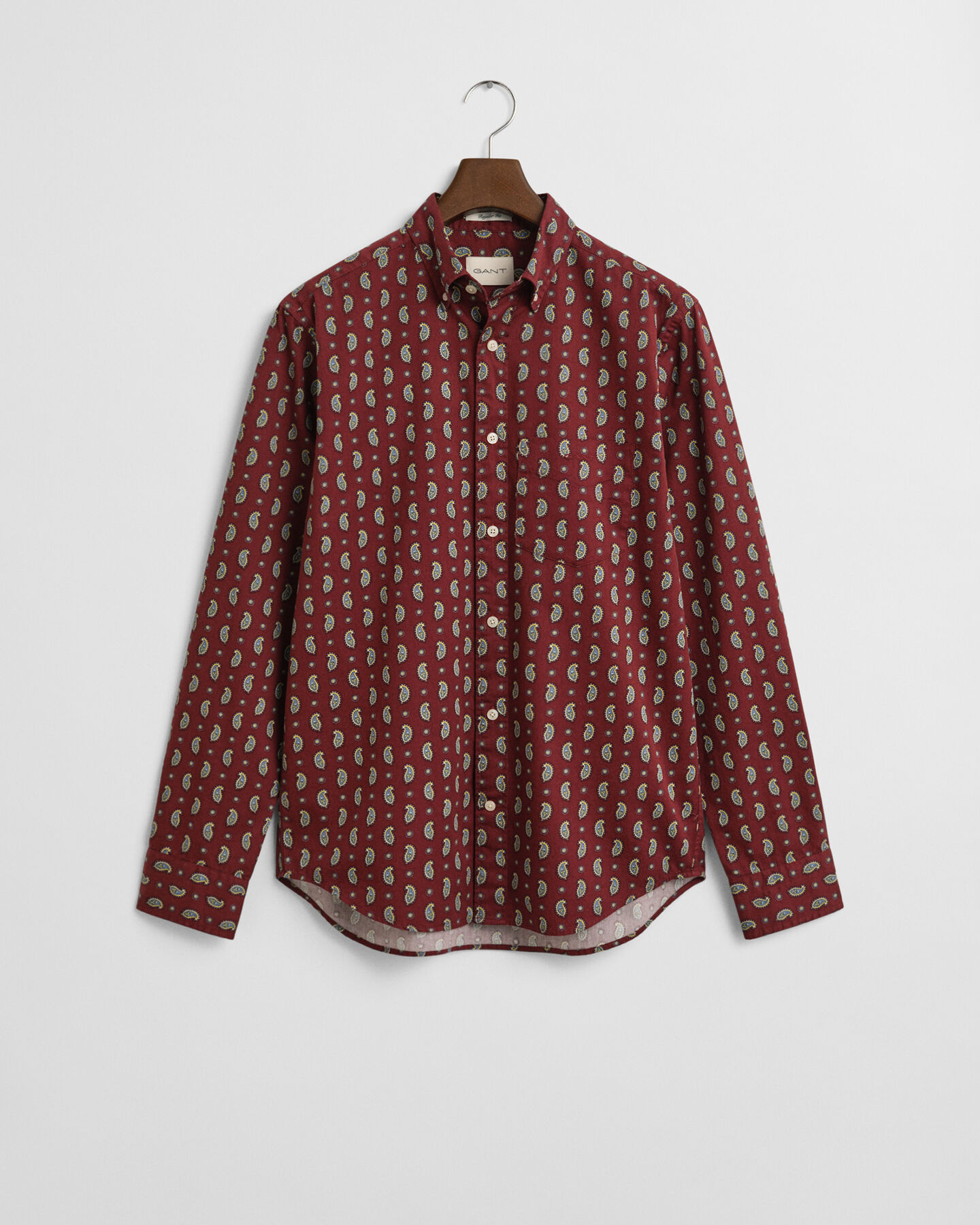 Regular Fit Paisley Printed Twill Shirt