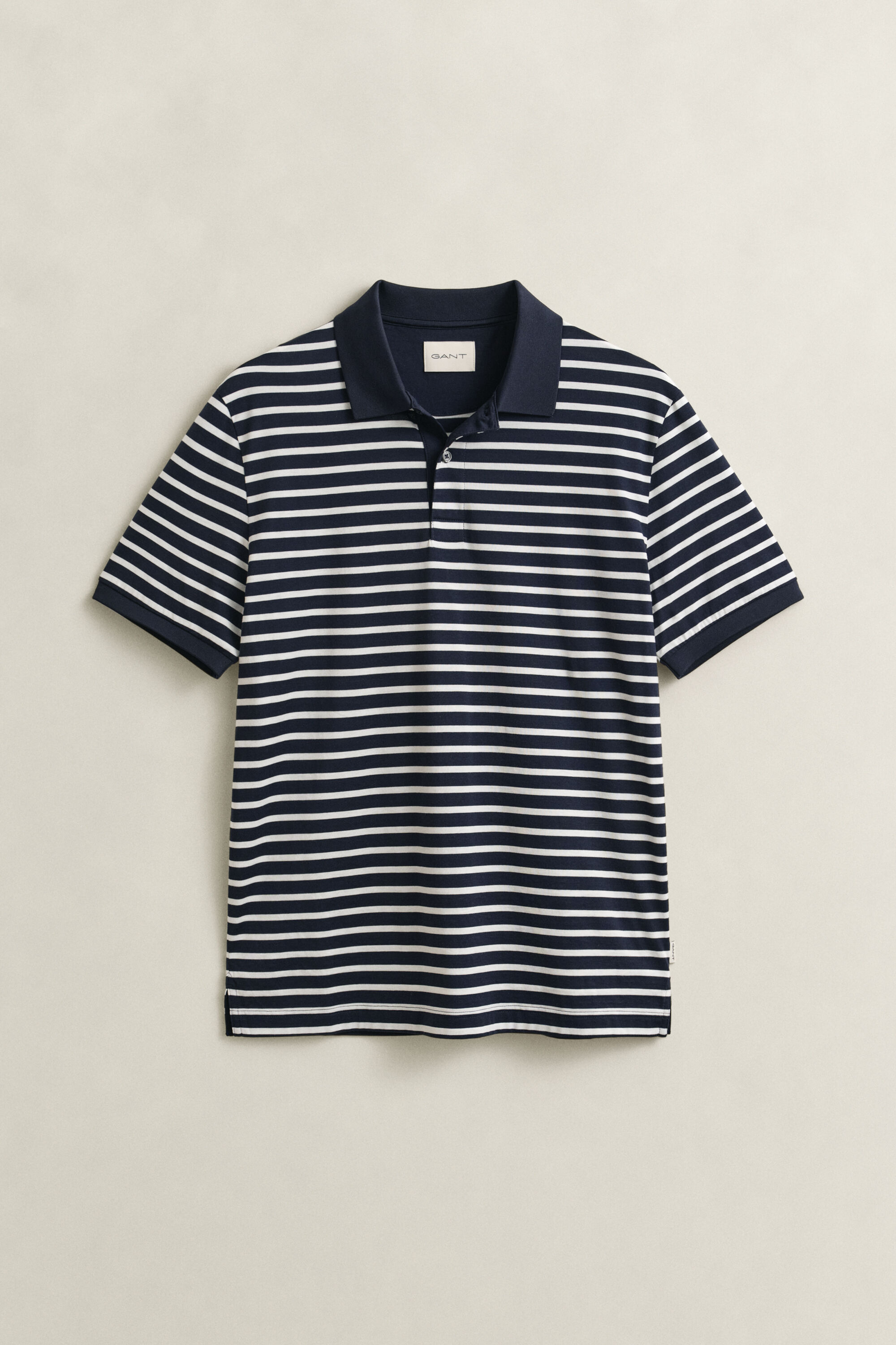 Striped Pima Cotton Polo Shirt