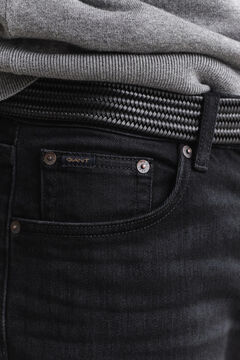 Regular Jeans — BLACK BROKEN IN 4