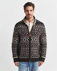 Jacquard Cardigan