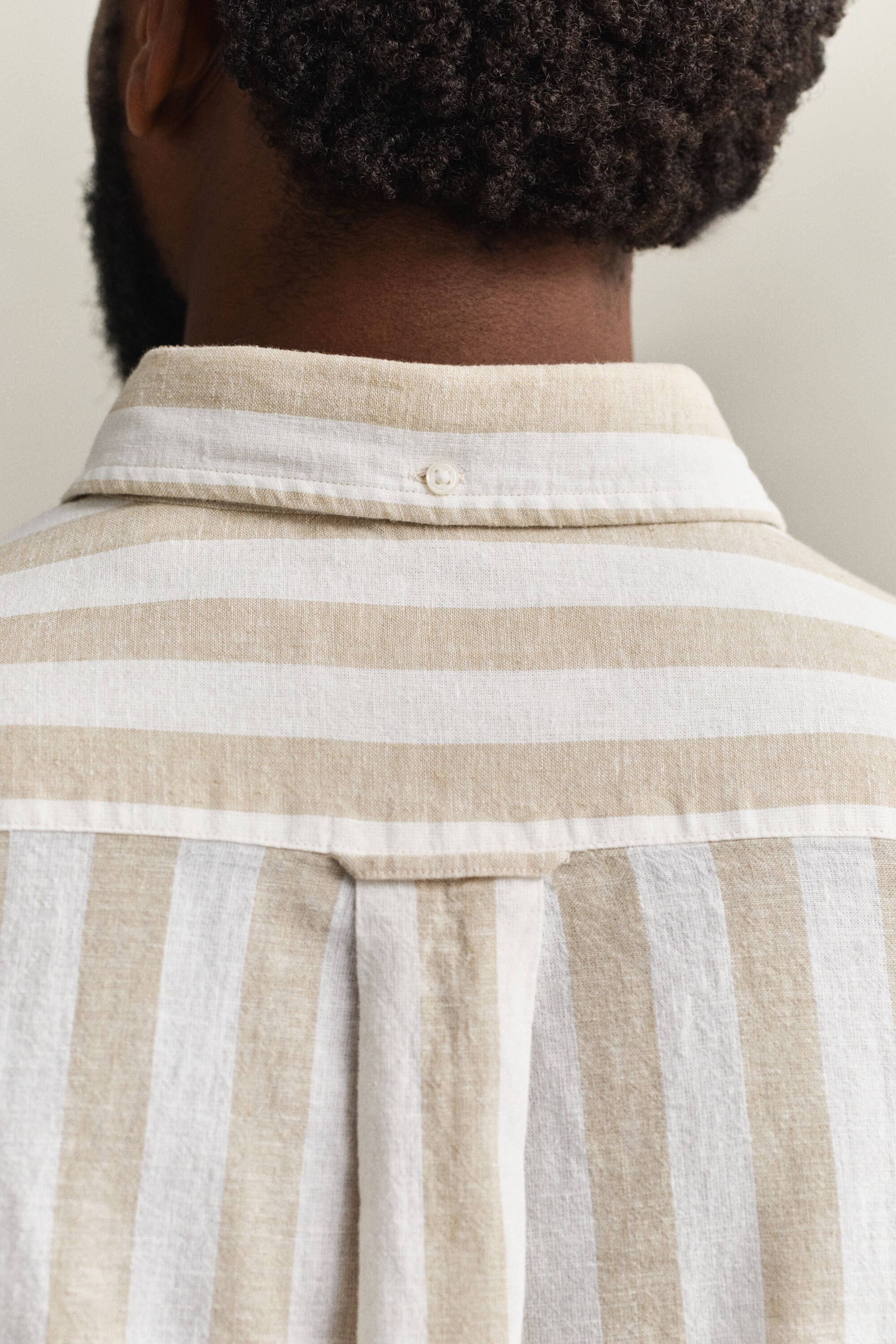 Striped Linen Blend Shirt