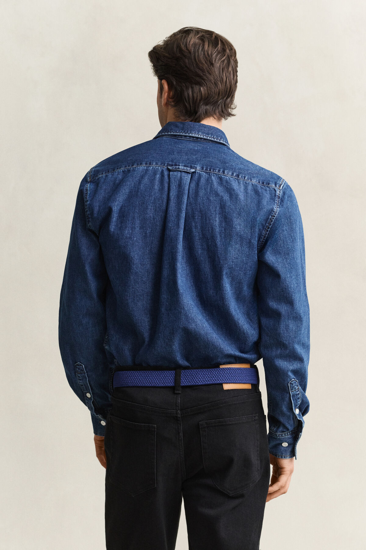 Denim Shirt — MID BLUE WORN IN