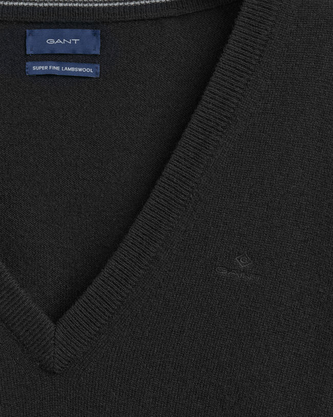 Super Fine Lambswool V-Neck Sweater