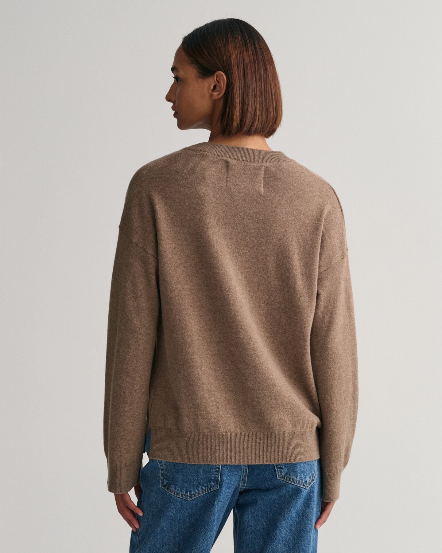 Superfine Lambswool V-Neck Sweater GANT 