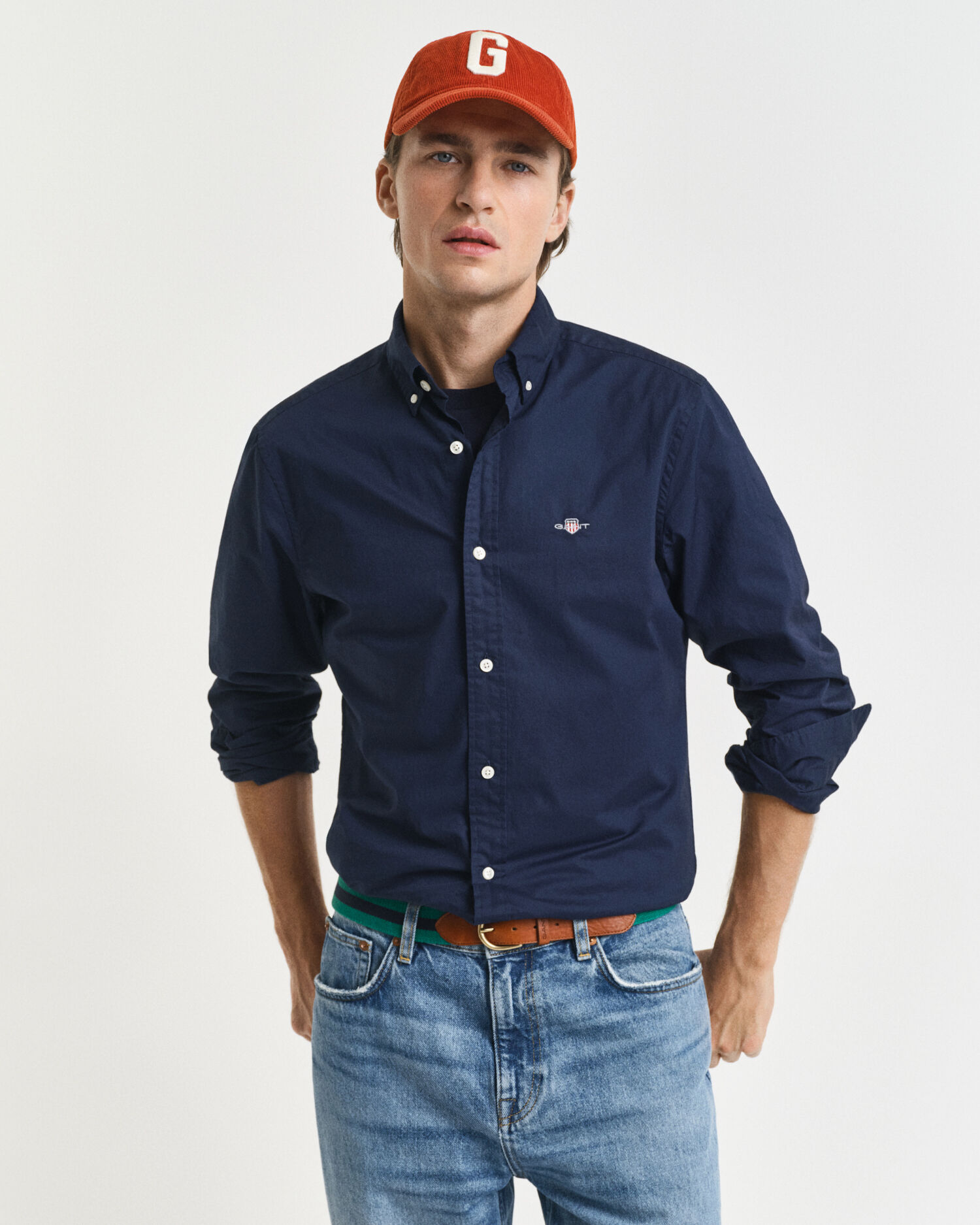 Slim Fit Classic Poplin Shirt - GANT