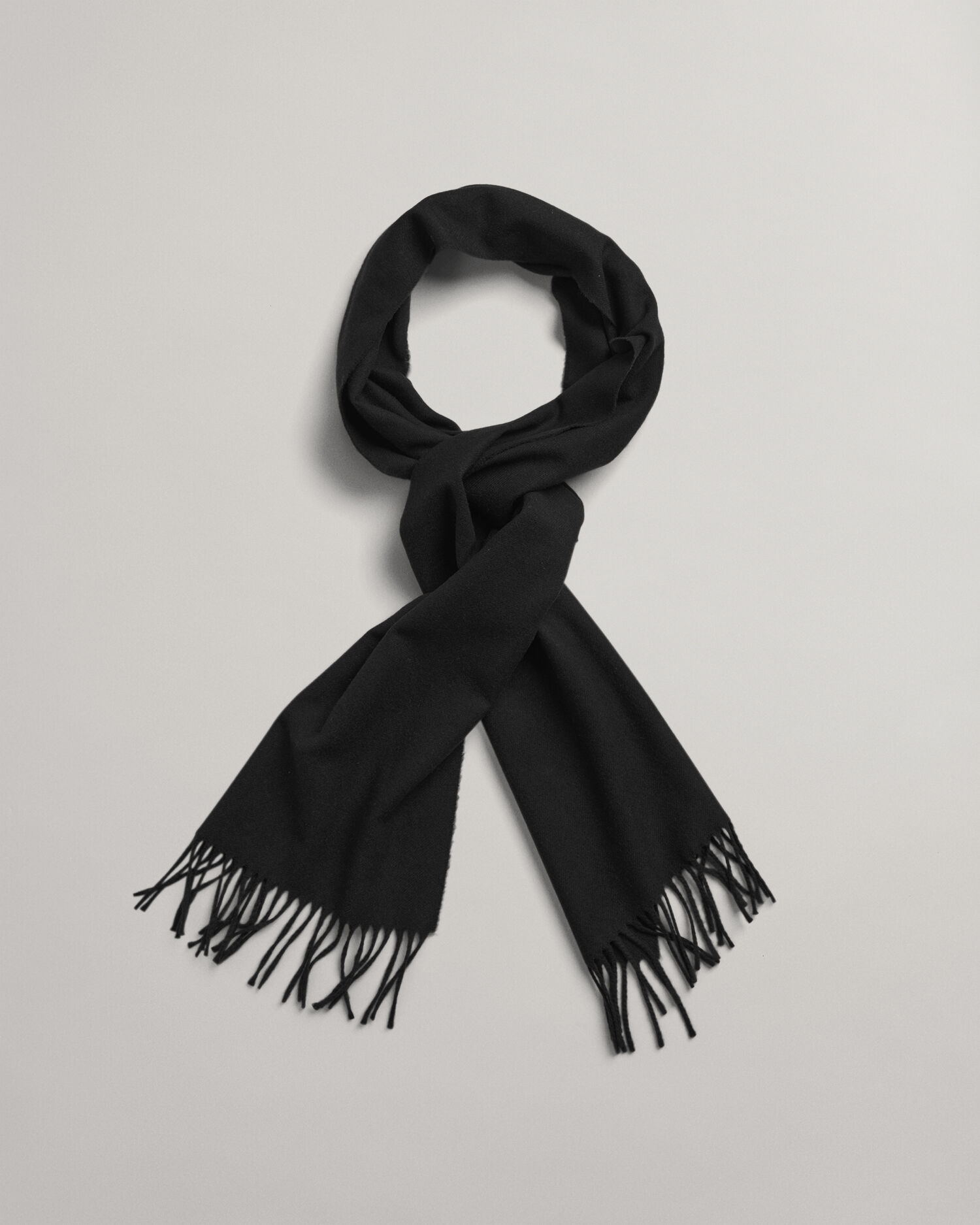 black scarf wool