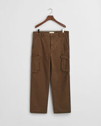 Regular Fit Cotton Twill Cargo Pants