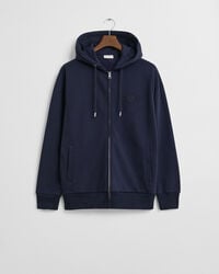 Tonal Shield Zip Hoodie