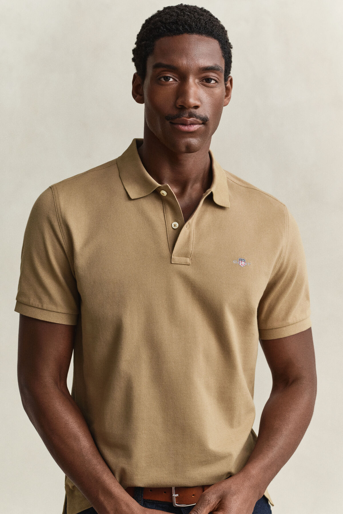 Classic Regular Polo Shirt — LIGHT TAUPE