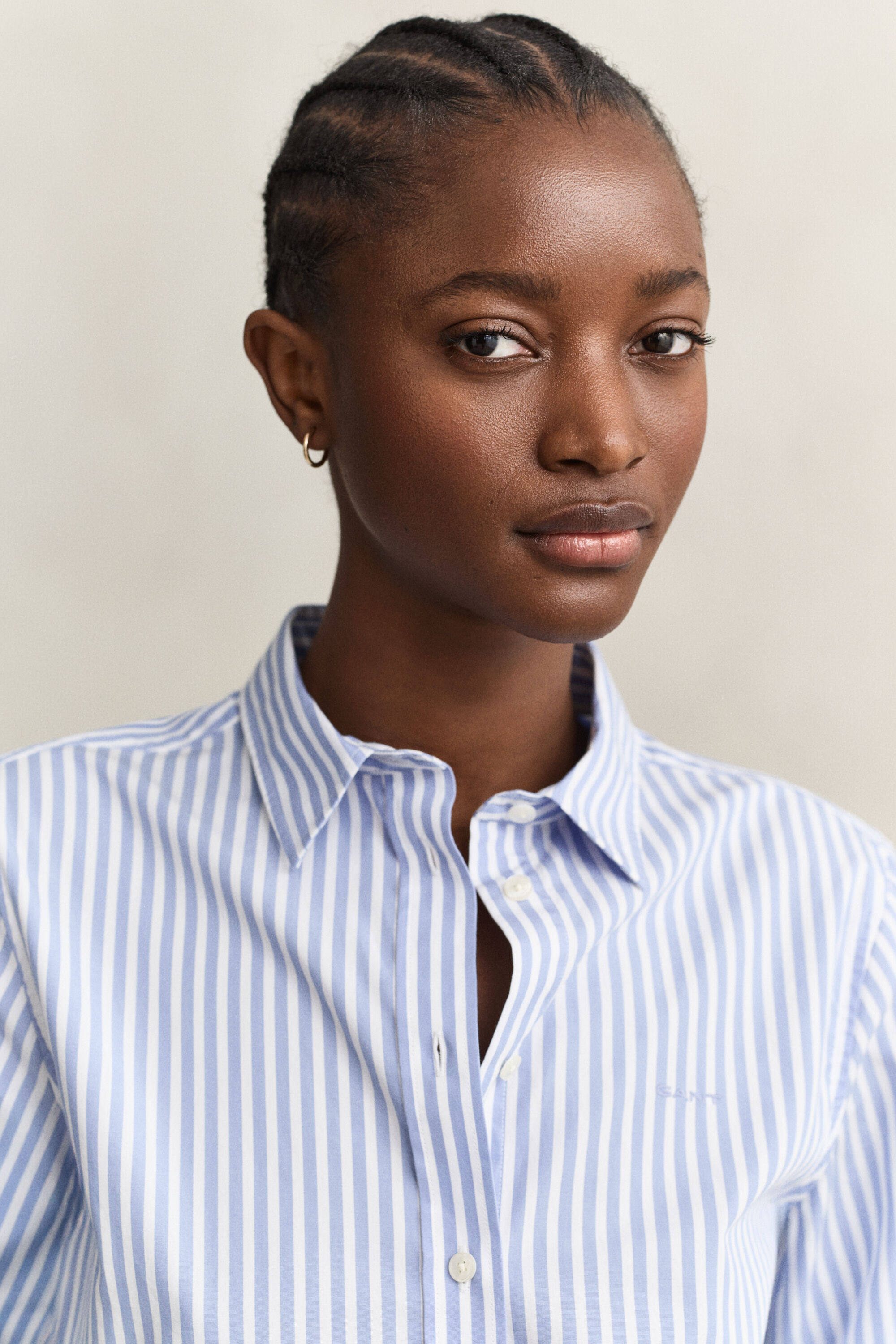 Regular Fit Striped Classic Poplin Shirt